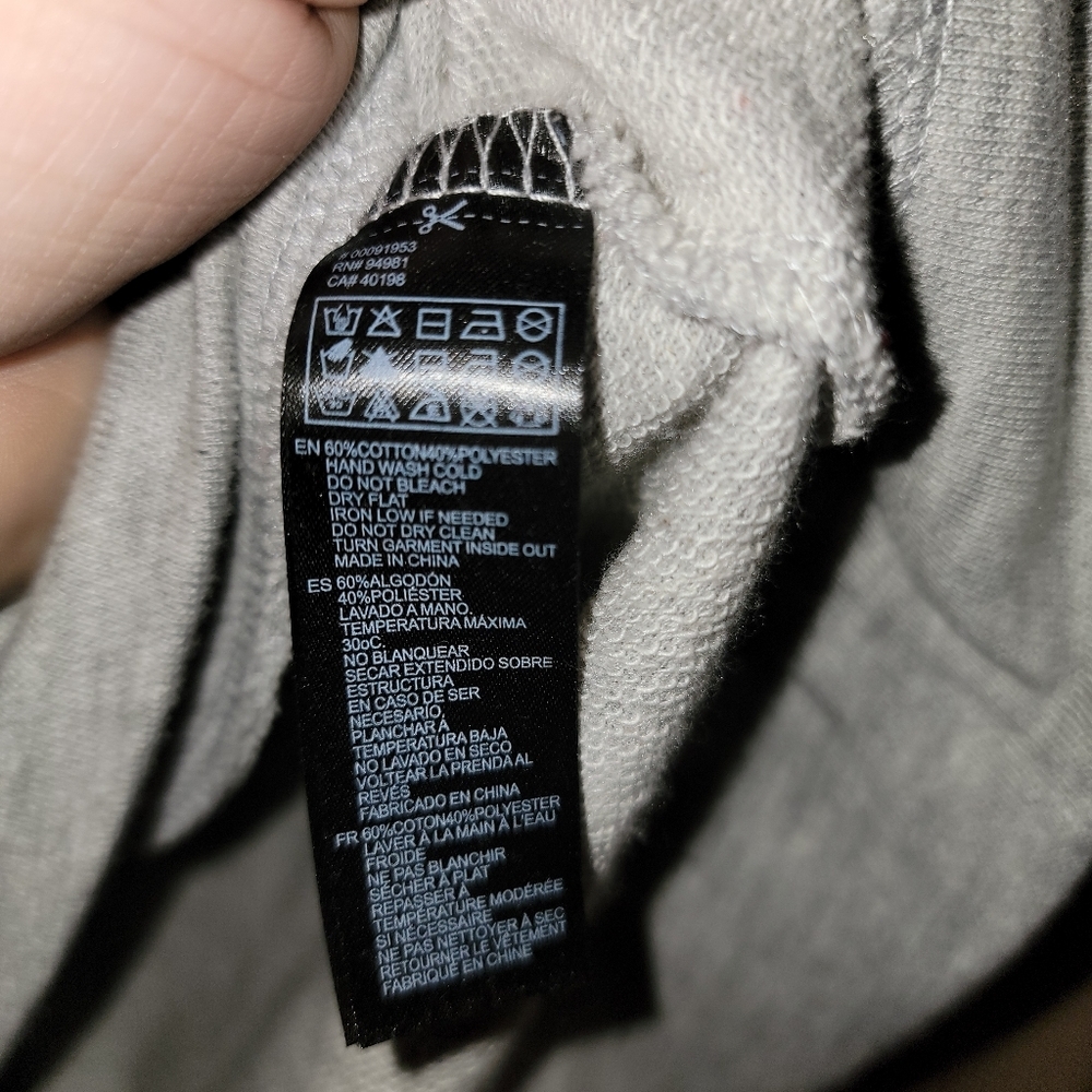 Forever 21 Exclusive sz M Sweatshirt with zipper and rivots - Picture 2 of 6